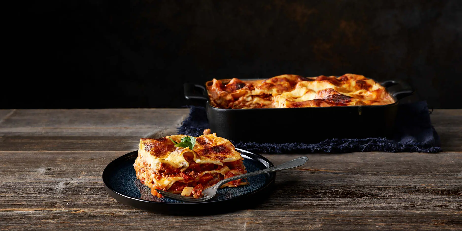 Klassische italienische Lasagne