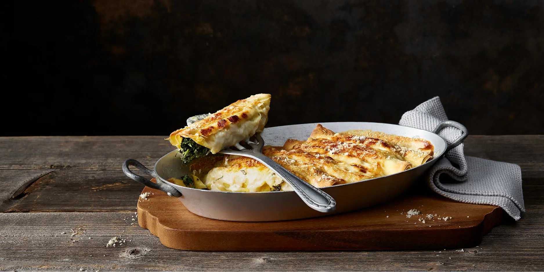 Spinat-Cannelloni